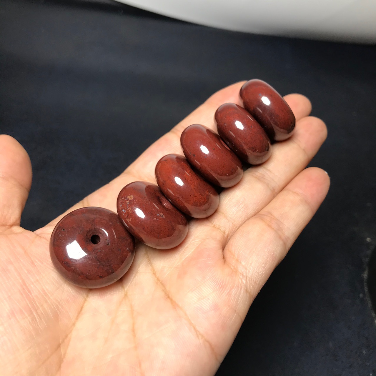 红伊丁平安扣吊坠陨石原石红伊丁平安扣挂件项链搭配直播货源