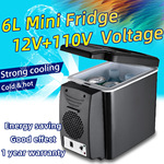 出口跨境专供6L迷你冰箱支持110v/220v全球家用电压，英规欧规