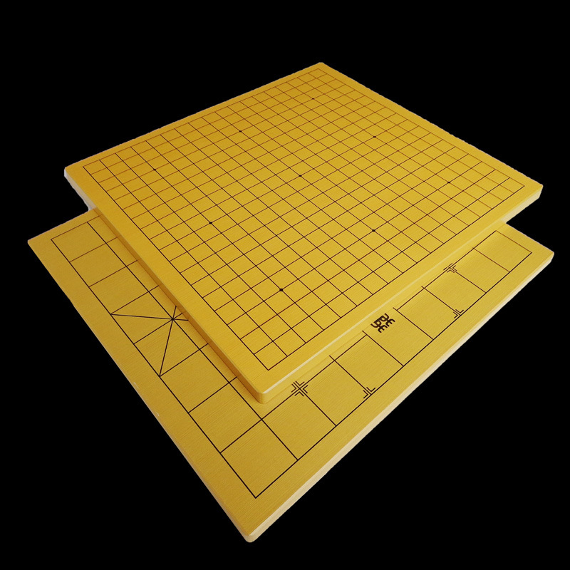棋盘木质围棋盘楠竹双面五子象棋实木13/19路一件批发速卖通代发