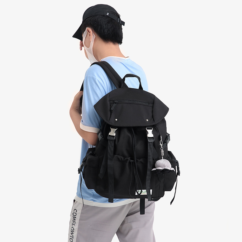 Backpack for Women 2022 New Fashion All-Matching Trendy Schoolbag Lightweight Simple Large Capacity Casual Backpack for Men
