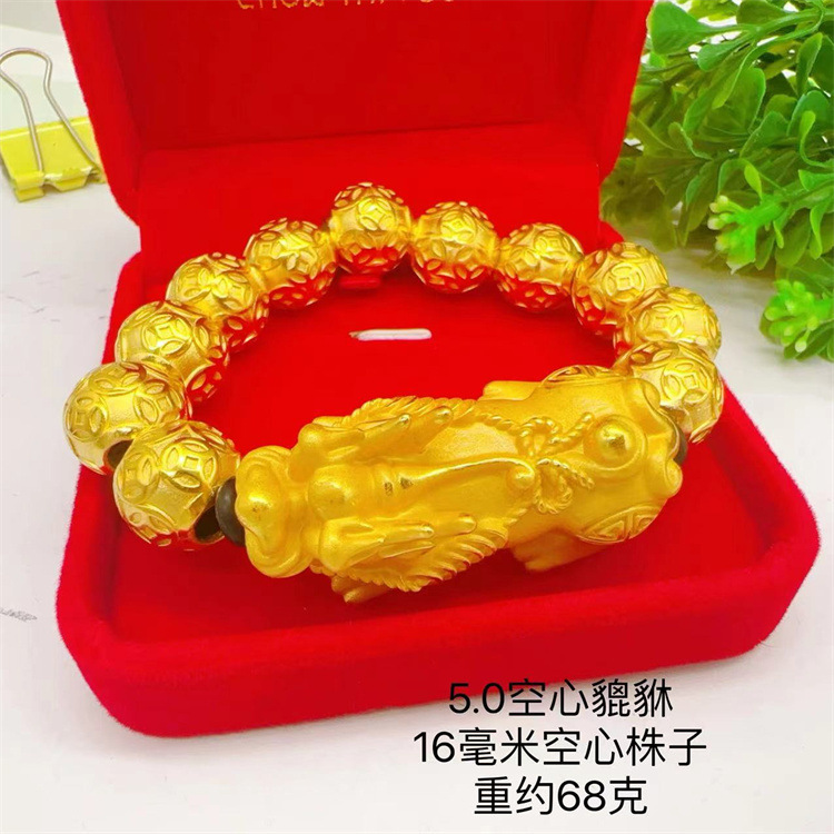 0大貔貅16毫米空心珠子手链时尚民族风饰品-阿里巴巴
