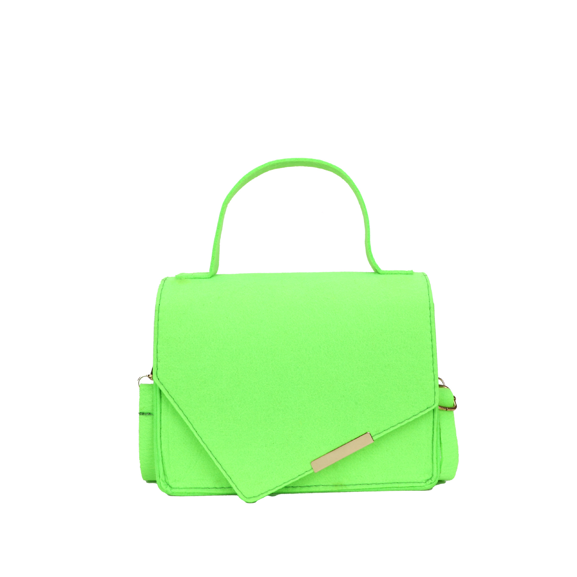 Wholesale Bag Cross-Border Women's Bag 2022 Winter New Portable Small Square Bag Fashionable Candy Color Shoulder Messenger Bag