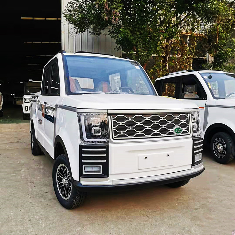 全封闭山区大功率带斗货车 油电两用代步电动四轮车 双排大皮卡