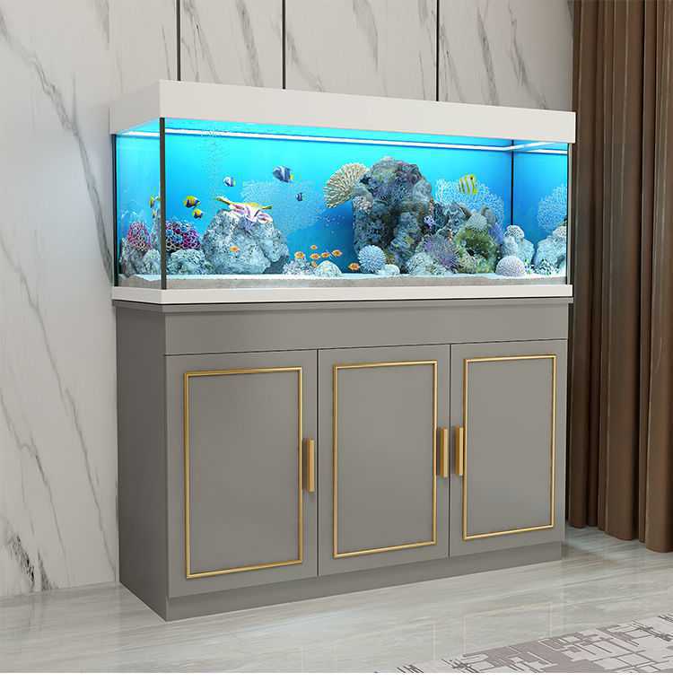 鱼缸底柜轻奢客厅家用隔断架子底座柜子水族箱承重大中小型可订