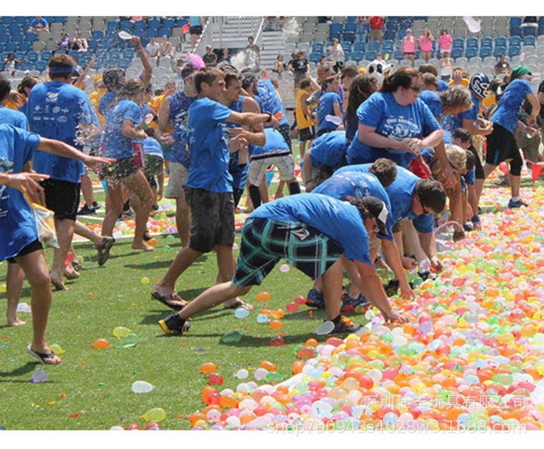 热销爆款水气球打水仗 狂欢泼水节 快速注水气球亲子互动玩具现货
