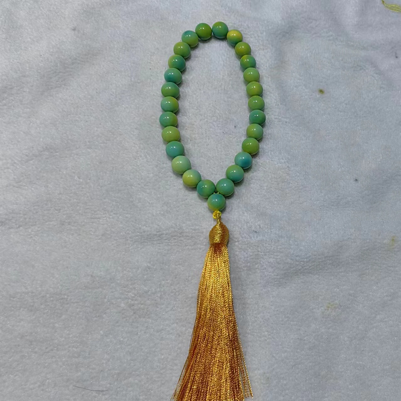 高品质天然菱镁矿手链俏色圆珠文玩手持女绕指柔男盘玩手把件手串