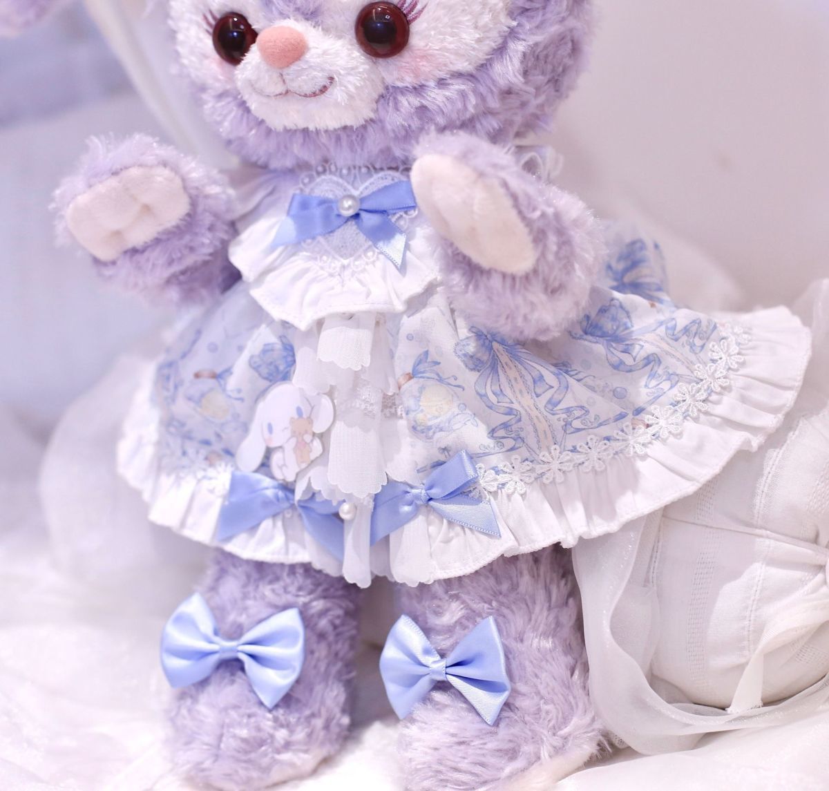 星黛露娃衣海的女儿着替衣服50cm娃娃公仔兔子毛绒玩具棉花娃换装