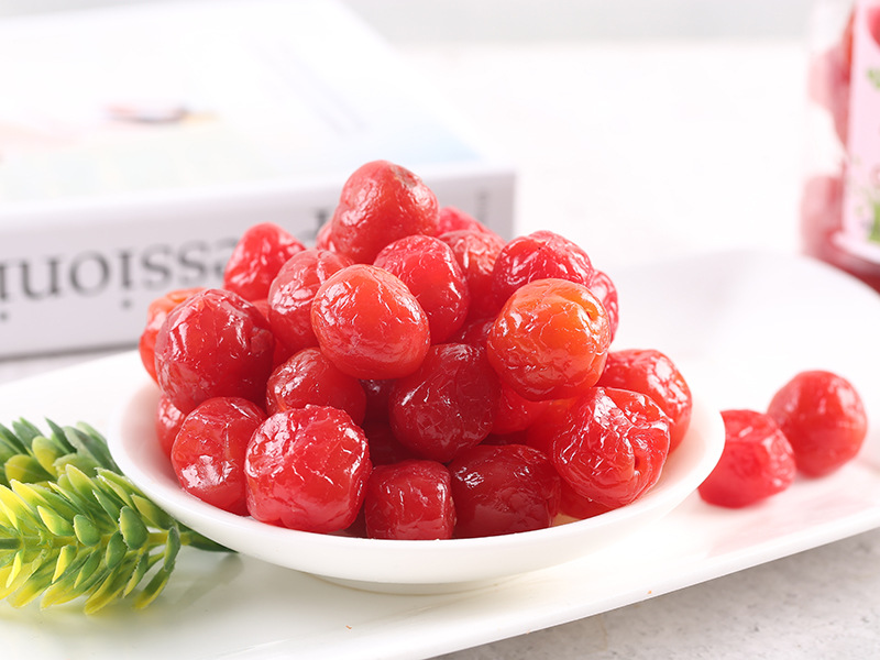 批发香港进口休闲食品金冠爱莱客樱桃李195g灌装蜜饯果脯果干直销