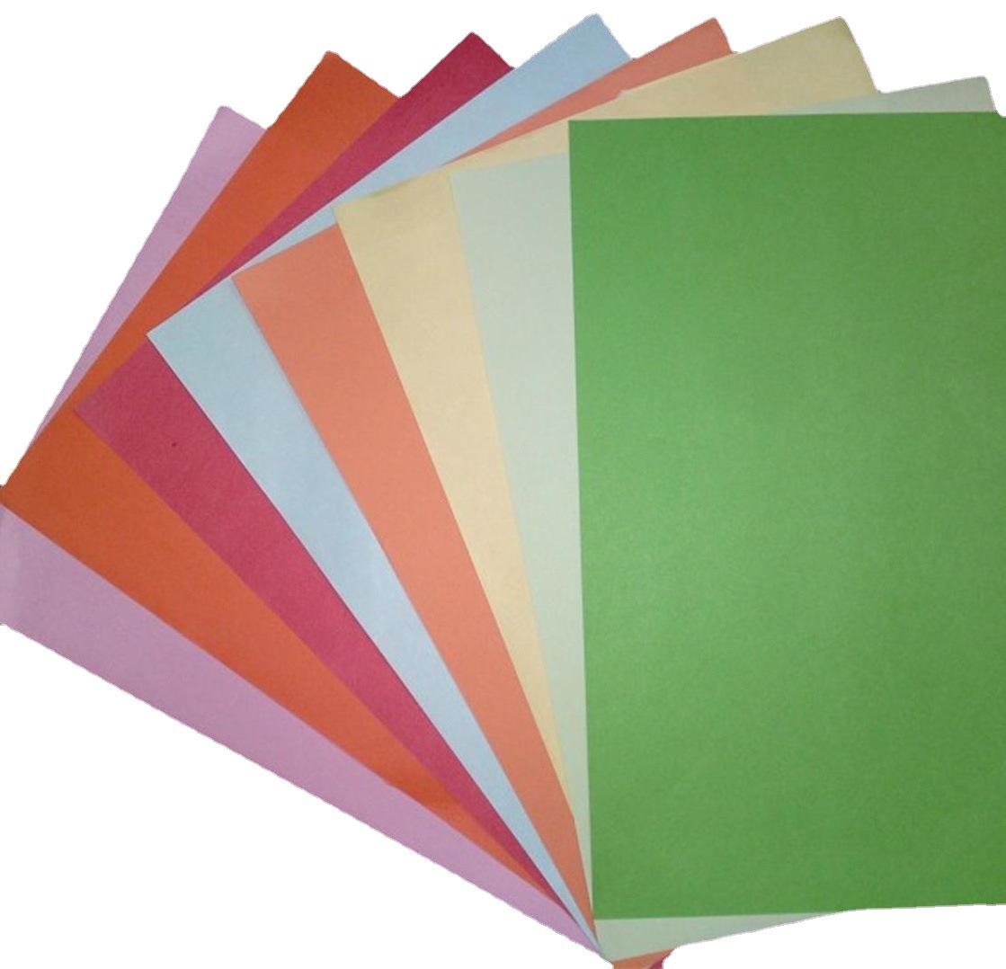 彩胶纸-60-160克-100%纯木浆制造-彩色原纸厂家 彩胶纸现货批发