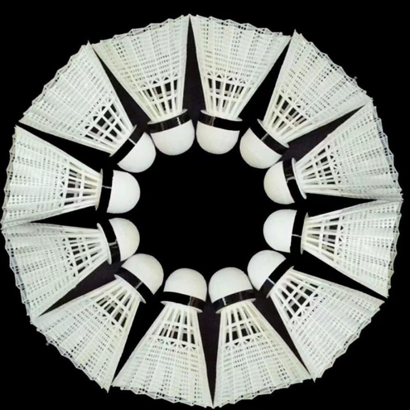 新款超耐打塑料尼龙球羽毛球耐打训练快速球比赛娱乐球学生训练球