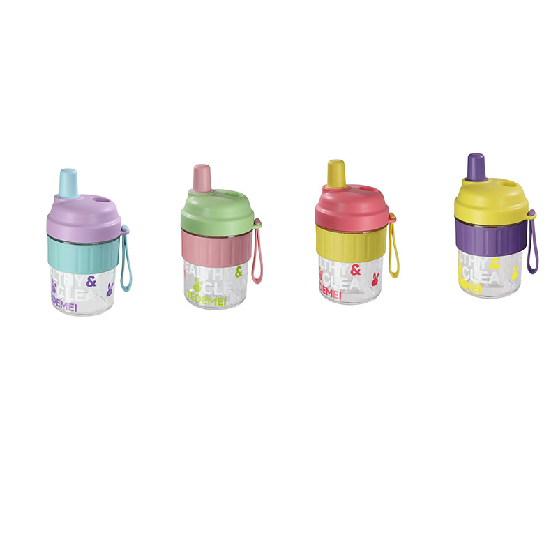 D56 Water Cup New Good-looking Student Portable Straw Handy Cup Children Men and Women Water Cup