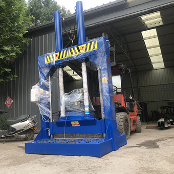 液压铡刀大棚膜龙门铡刀塑料大蓝桶液压切割机丁苯橡胶油压切胶机