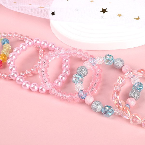 新品爆款diy水晶公主手链彩色手串服装服饰配件生日派对礼物饰品