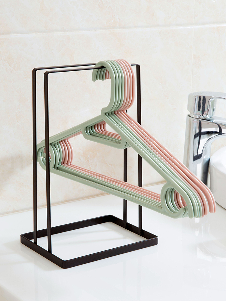 铁艺衣架收纳架多功能置物架 宿舍放衣撑的架子整理架-阿里巴巴