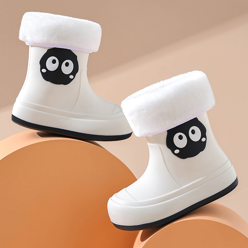 Parent-Child Cute Cartoon Children's Rain Boots Rain Boots Outer Wear Personality Waterproof Shoes Boys Girls Students Non-Slip Older Children