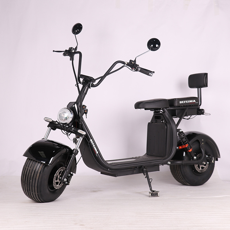 锂电60v1200w宽胎哈雷电动车电瓶车成人代步车自行车滑板车大轮胎