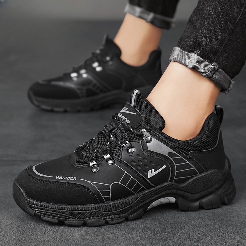 回力男鞋男2024秋季新款户外百搭休闲工装鞋青少年运动厚底登山鞋