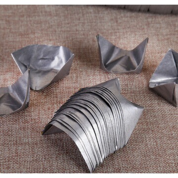 上海锡箔1000只锡箔元宝冥币黄纸绍兴手工锡箔纸金银元宝纸钱烧纸