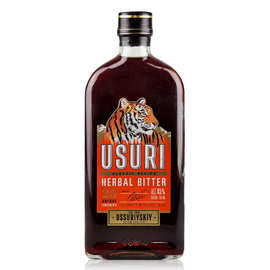 俄罗斯洋酒usuri虎头牌强酊酒配制酒45%vol500ml