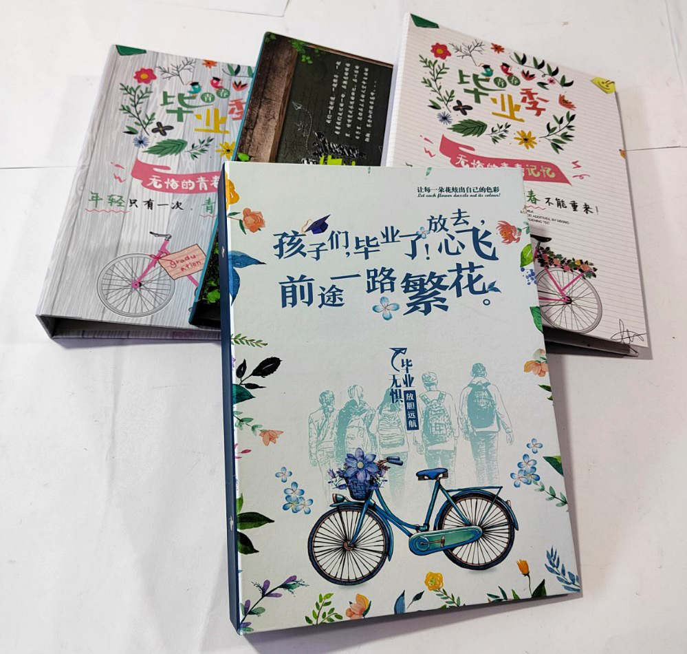 毕业同学录批发通讯录活页毕业纪念册a4男女学生回忆录