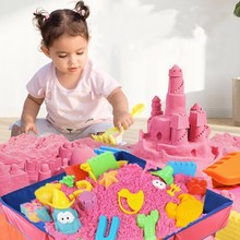 宝宝玩的沙子玩具沙室内太儿童家用游戏桌忙碌桌早教空多功能益智