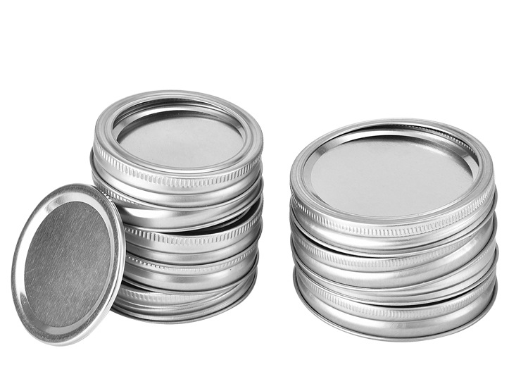 厂家批发圆形金属环分体盖马口铁盖梅森盖片梅森盖密封罐盖子