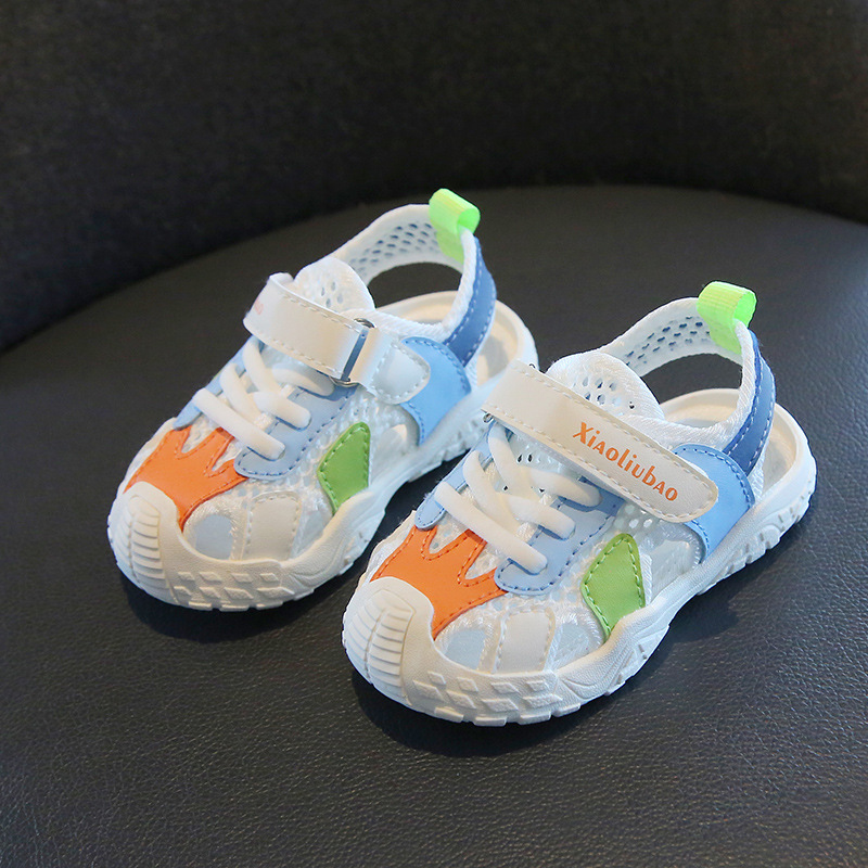 Summer Baby Toddler Sandals Baby and Infant Shoes Baby Boy Female Non-Slip Soft Bottom 0-1-2 Years Old 3 Small Children's Net Shoes