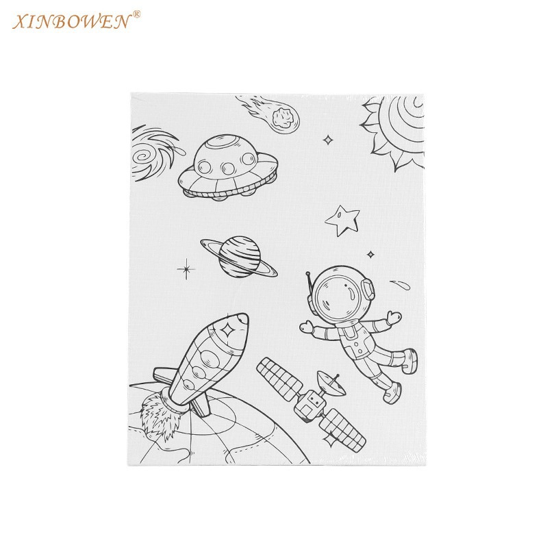 Cotton White Drawing Board Printing Drawing Board Children's Diy Hand-Made Acrylic Oil Painting Board Student Art Supplies Oil Painting Board