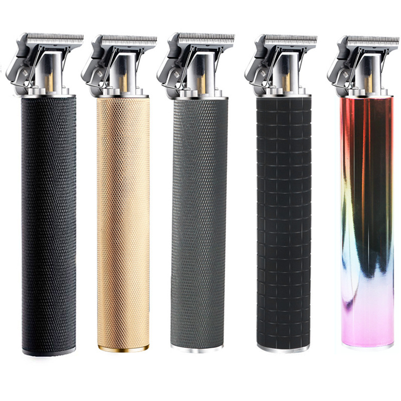 Cross-Border New Arrival Retro Oil Head Cut Anti-Stuck Hair Carving Shaving Head Electric Hair Cutter USB Charging Oil Head Electric Hair Clipper