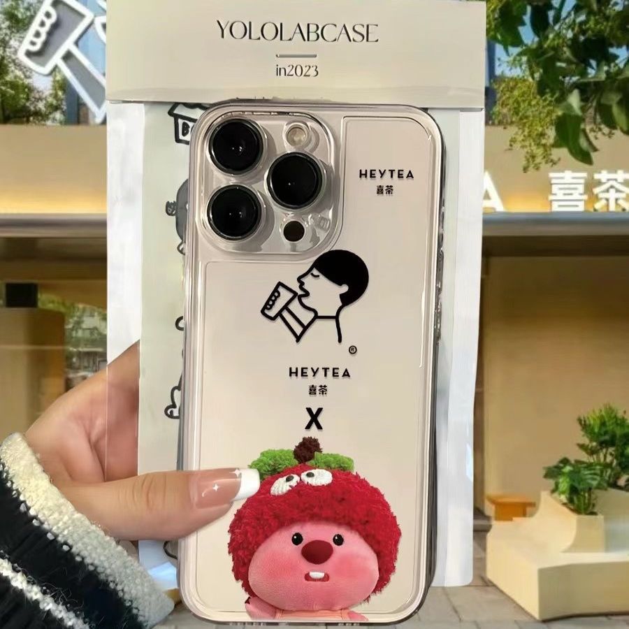 喜茶露比苹果iphone15/14promax手机壳13太空12pro软11/xsmax透7p