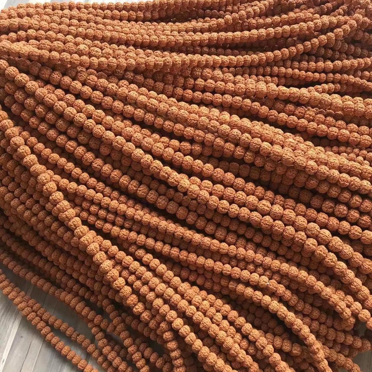 随机精品小金刚菩提子108颗满肉梅花桩双龙纹龙鳞盘龙纹原籽佛珠