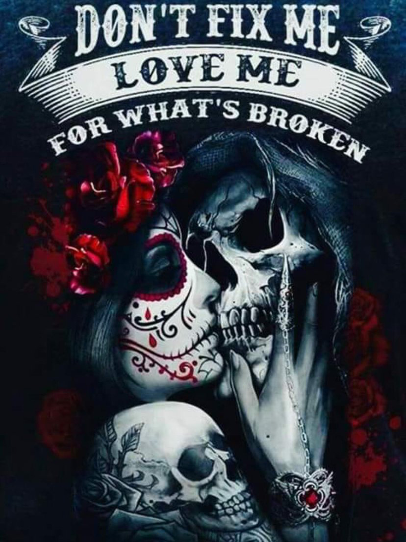 跨境砖石画一件代发外贸骷髅情侣亲吻满钻diy钻石画