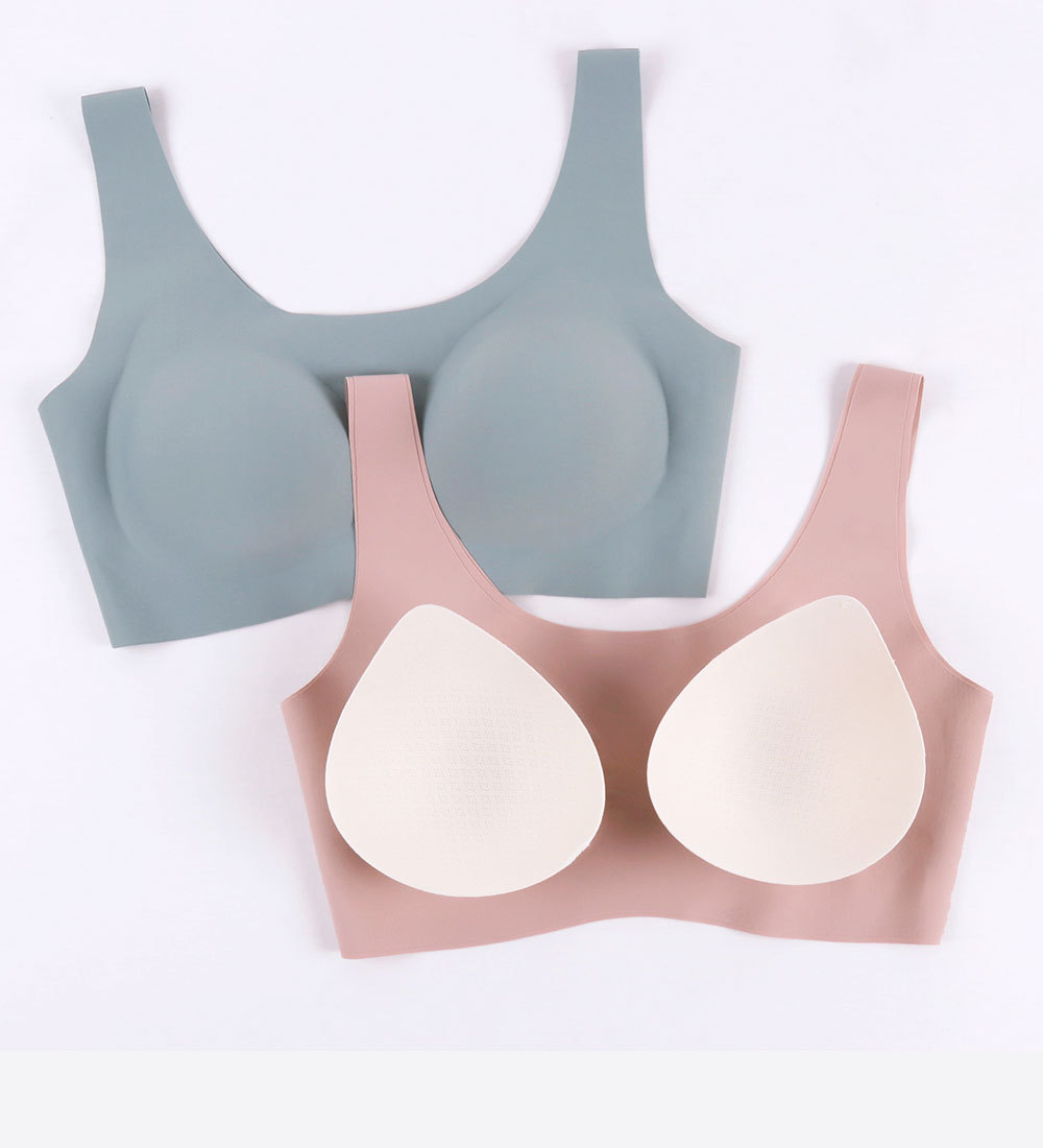 锦纶无钢圈哺乳内衣 一片式乳胶垫产后内衣 夏季薄款无痕女式文胸