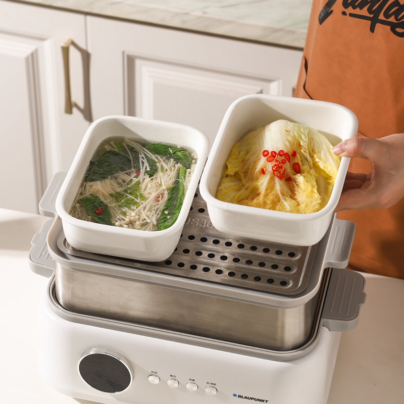 steamer dedied bowl steaming pte ceramic ovenware oven oil draining pte cheese baked rice pte microwave oven special white changjia