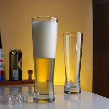 利比收腰小麦啤酒杯IPA皮尔森精酿啤酒杯酒吧长饮鸡尾酒杯果汁杯