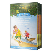 神奇树屋英文原版25-28册Magic Tree House 9-12英语探险文学小说