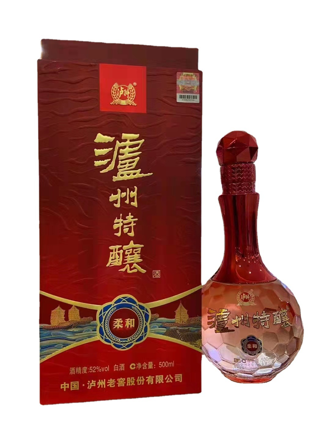 白酒批发 四川泸州酒 泸州特酿白酒整箱 52度浓香型白酒 一箱6瓶