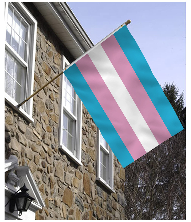 彩虹旗同性恋自豪旗帜美国旗子无性恋飘旗派对横幅跨境热卖