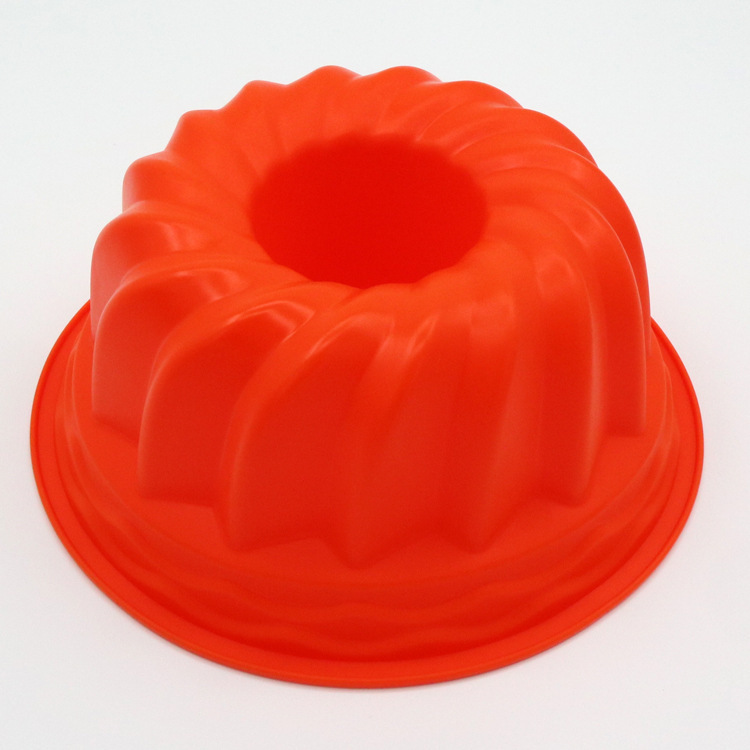 Silicone Cake Mold Hollow Spiral round Cookie Cutter Baking at Home Supplies Chocolate Toast Mold Kitchen Tools