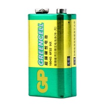 GP超霸9V电池九伏6f22方块碳性万用表报警器玩具遥控器不可充电9v