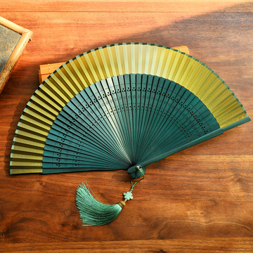 古风渐变折扇复古风女式随身舞蹈跳舞扇子汉服搭配拍照旗袍-阿里巴巴