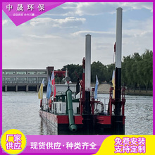 多功能河道绞吸船 中小型绞吸式抽沙船 好用的液压抽砂平台淘金船