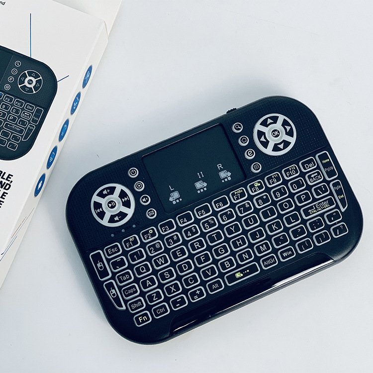 New A8 Mini Wireless Flymouse Wireless Bluetooth Keyboard Touch Key Mouse Backlit Factory Wholesale Keyboard