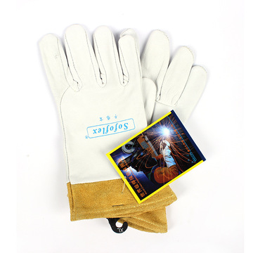 威特仕10-1008手感宝tig手套氩弧焊焊工电焊手套羊青皮牛二层芯皮