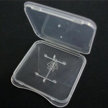 工 厂批TF内存卡小白盒 超薄SD/TF单卡小胶盒 双卡/DV小白盒收纳