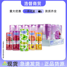 泰国进口恰芭果粒嚼果味饮料230ml*24罐装超市饮品烧烤火锅搭档