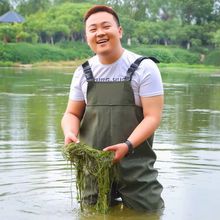 [包邮]下水裤加厚耐磨水衩裤水裤男半身雨裤防水挖藕衣下水衣服捕