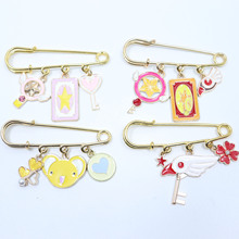 [现货]toshin pack日本 魔卡少女樱 金属胸针别针 小樱 小可_阿里巴巴