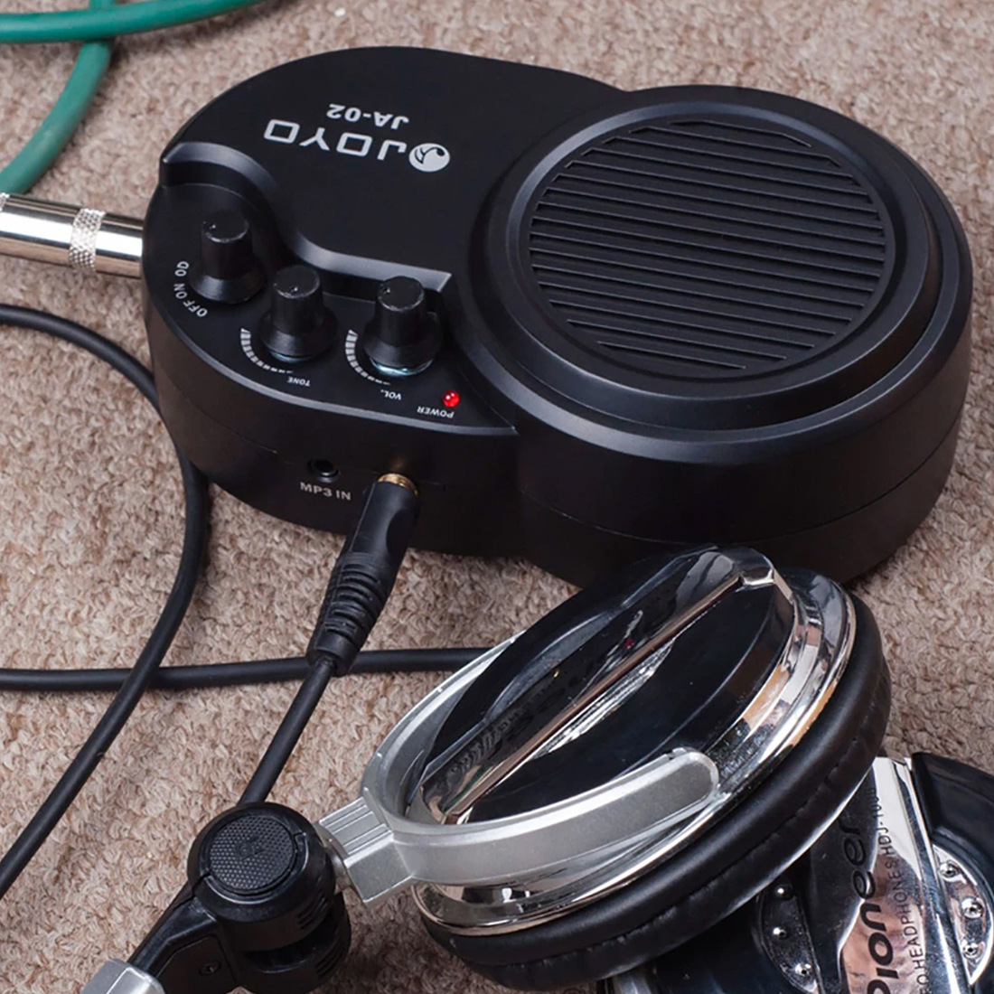 失真电吉他音响迷你小音箱贝司木吉他乐器通用连接拾音器音箱