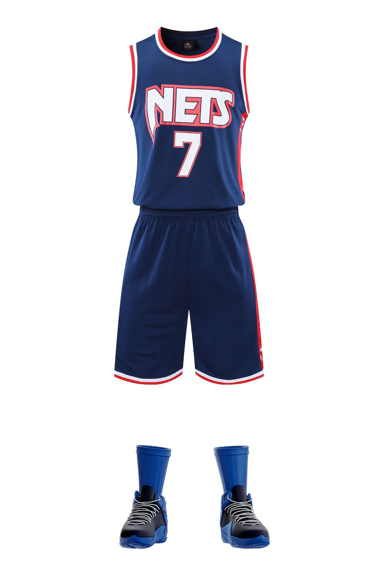 新款篮网队城市版11号欧文球衣7号杜兰特篮球服印制篮球队服印字